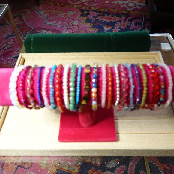 (NWT) Genuine Red Coral Beaded Bracelet - Picture 6 of 6